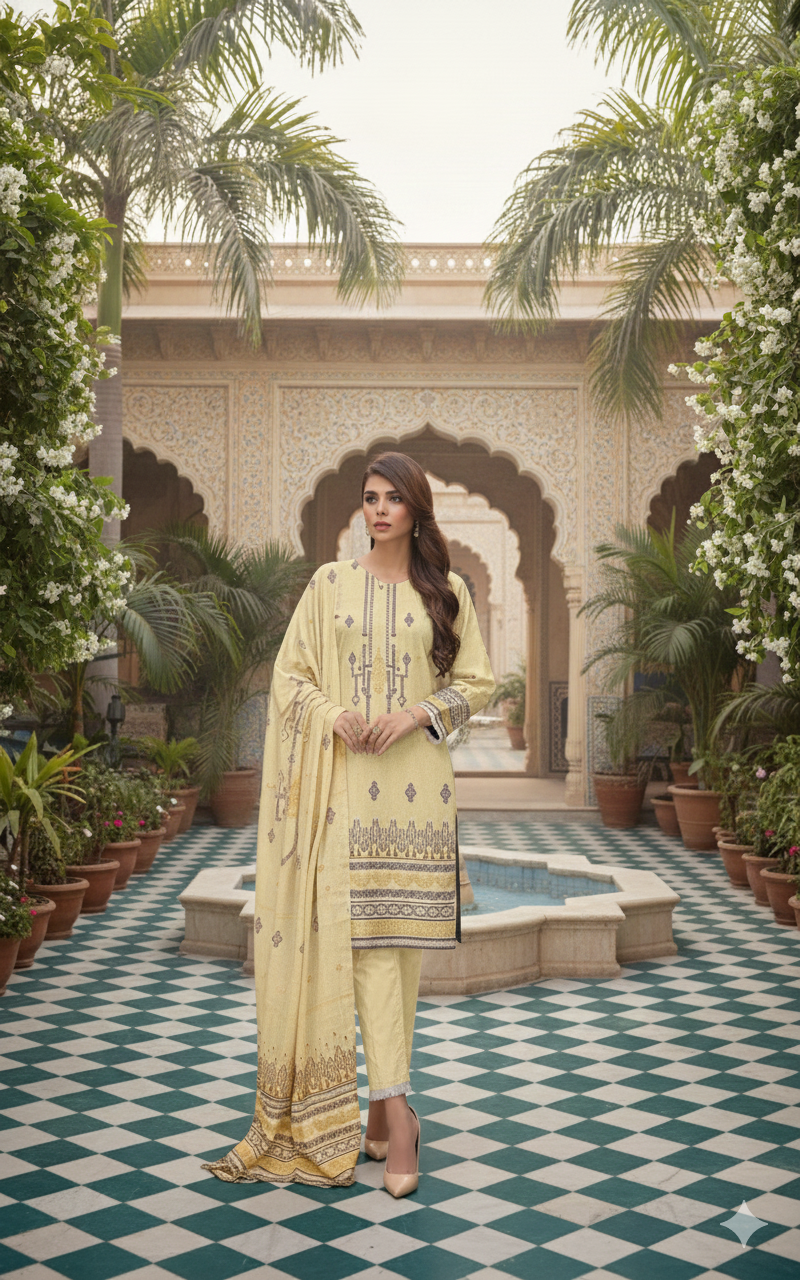 Krd-018- Karandi Barosha | 3 Piece suits