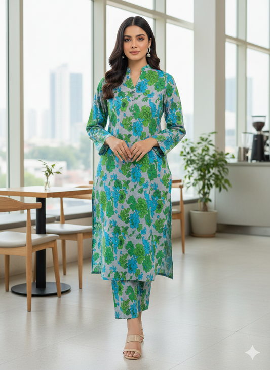 Heer By HarbonStone | 2-Piece Premium Printed Collection - Unstitched