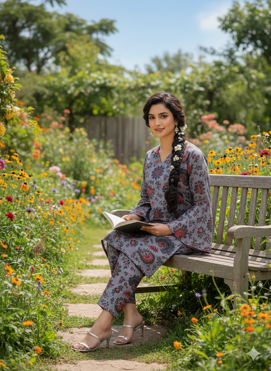 Heer By HarbonStone | 2-Piece Premium Printed Collection - Unstitched