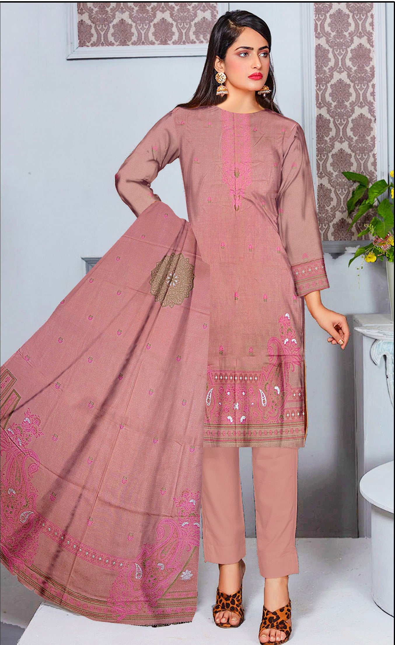 Krd-012- Karandi Barosha | 3 Piece suits