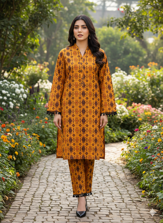 Heer By HarbonStone | 2-Piece Premium Printed Collection - Unstitched