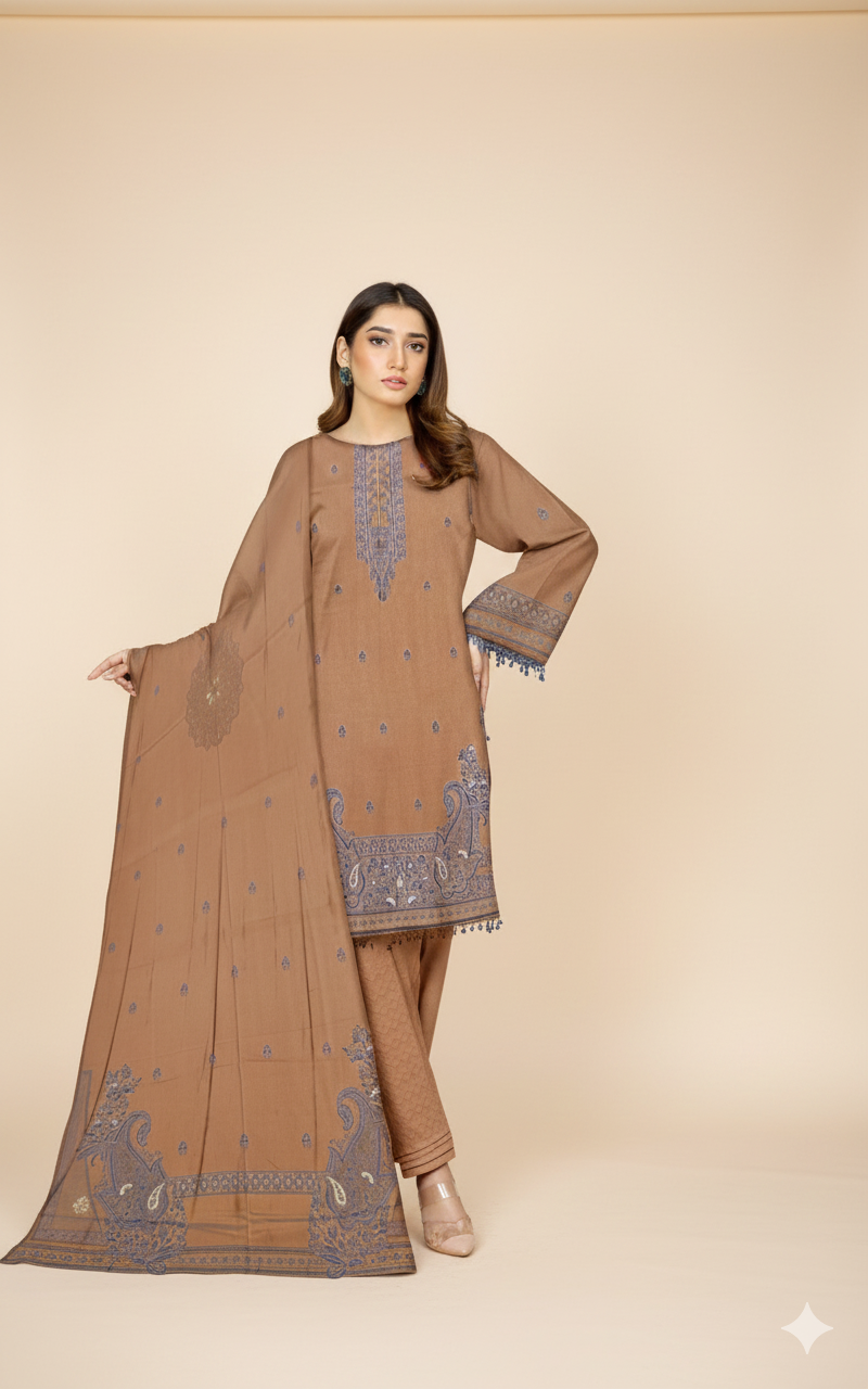 Krd-015- Karandi Barosha | 3 Piece suits