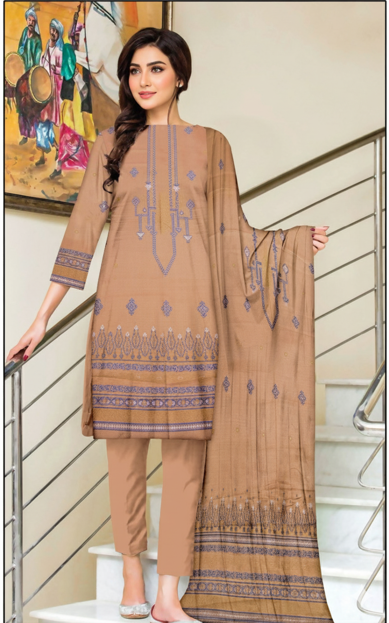 Krd-019- Karandi Barosha | 3 Piece suits