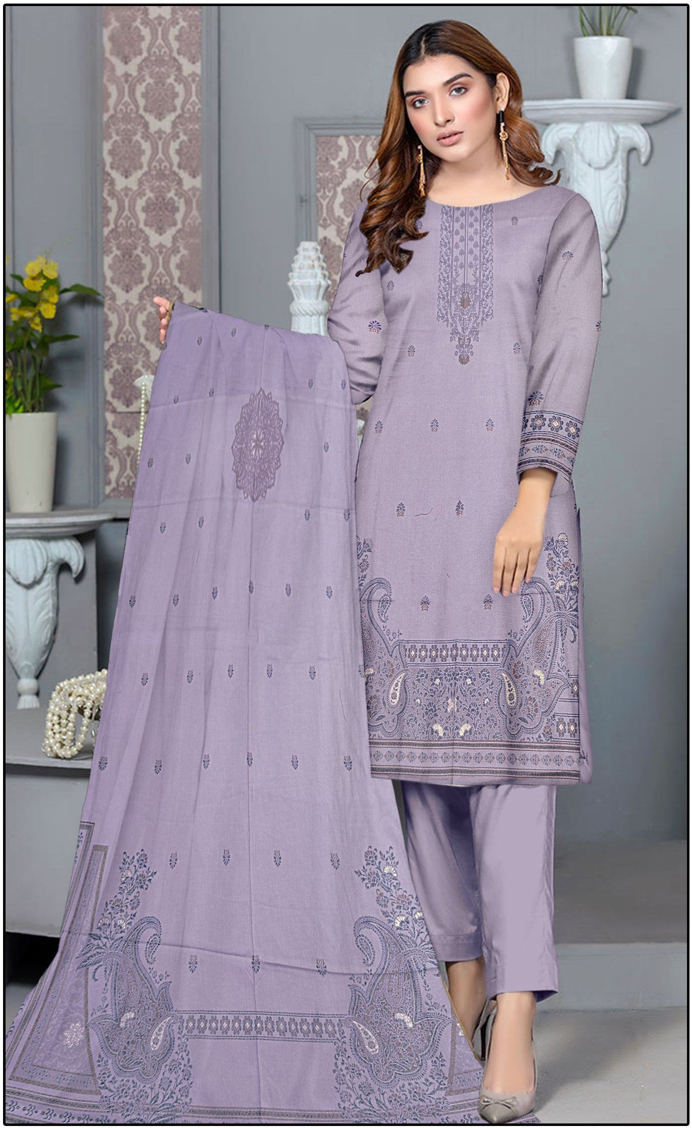 Krd-013- Karandi Barosha | 3 Piece suits