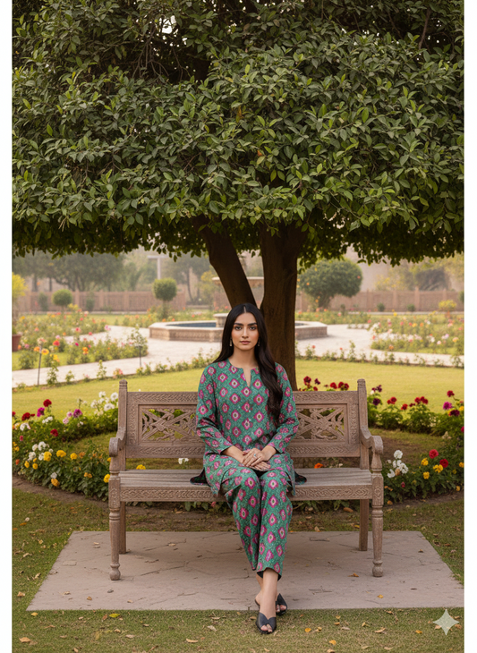 Heer By HarbonStone | 2-Piece Premium Printed Collection - Unstitched