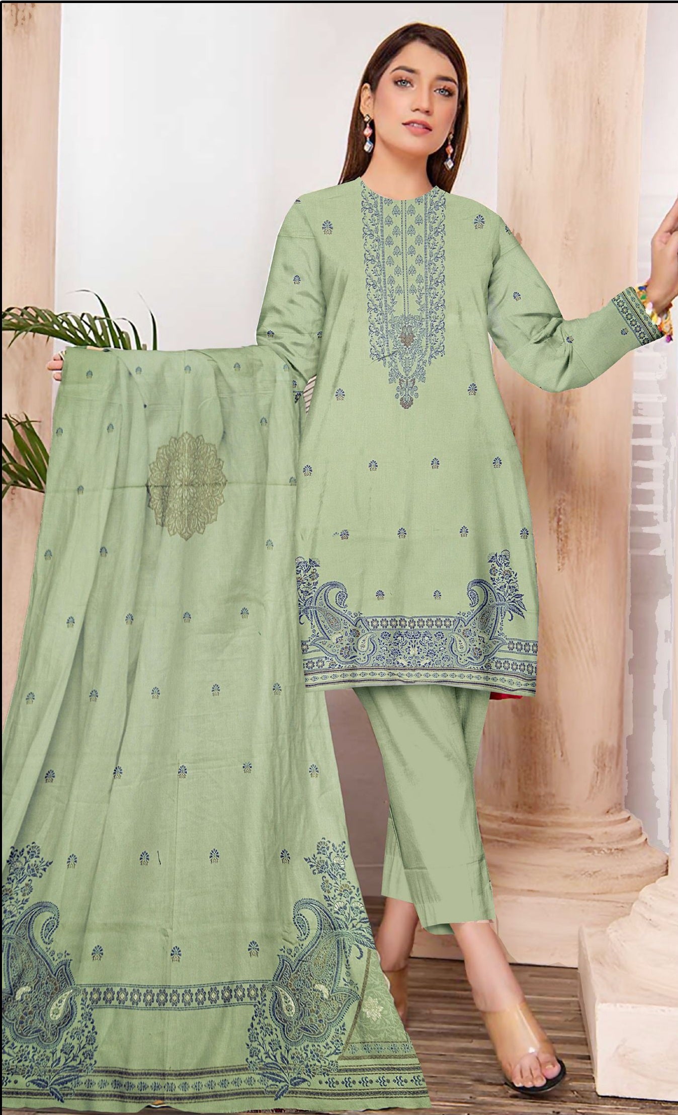 Krd-016- Karandi Barosha | 3 Piece suits