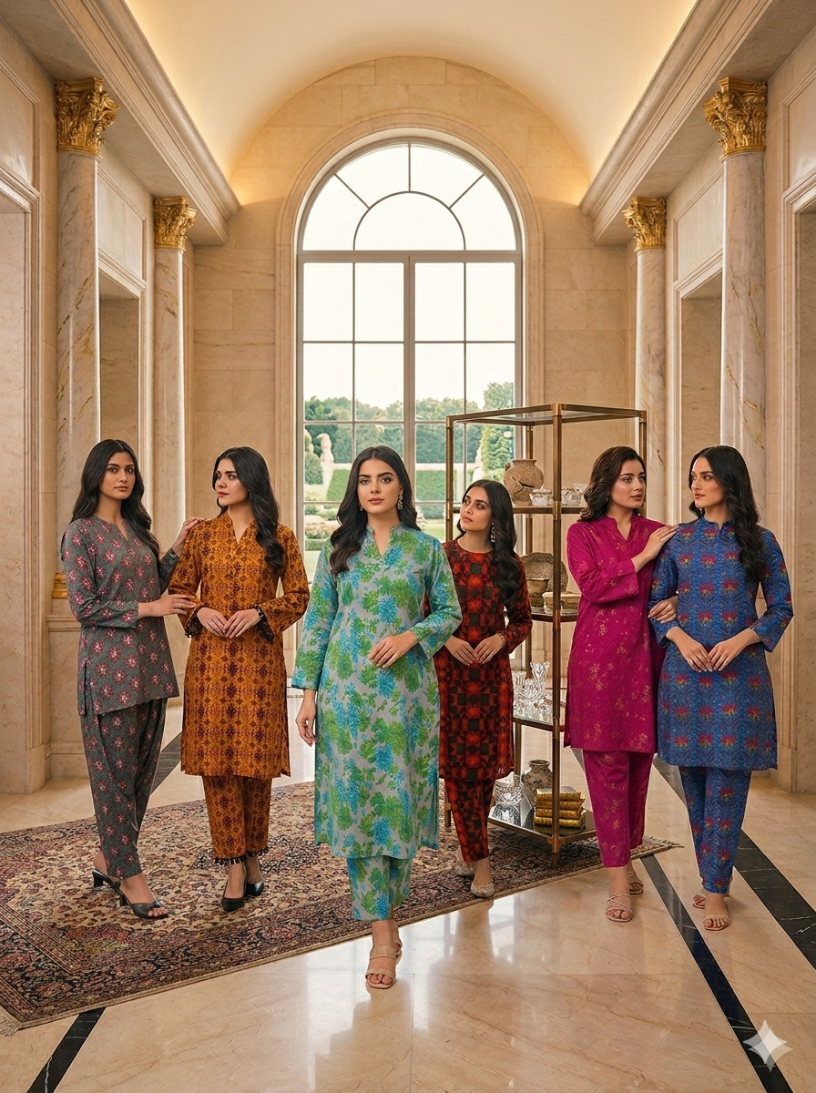 Heer | 2-Piece Premium Printed Collection Unstitched
