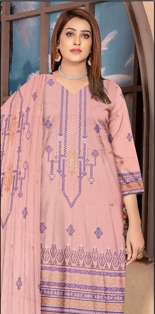 Krd-010- Karandi Barosha | 3 Piece suits