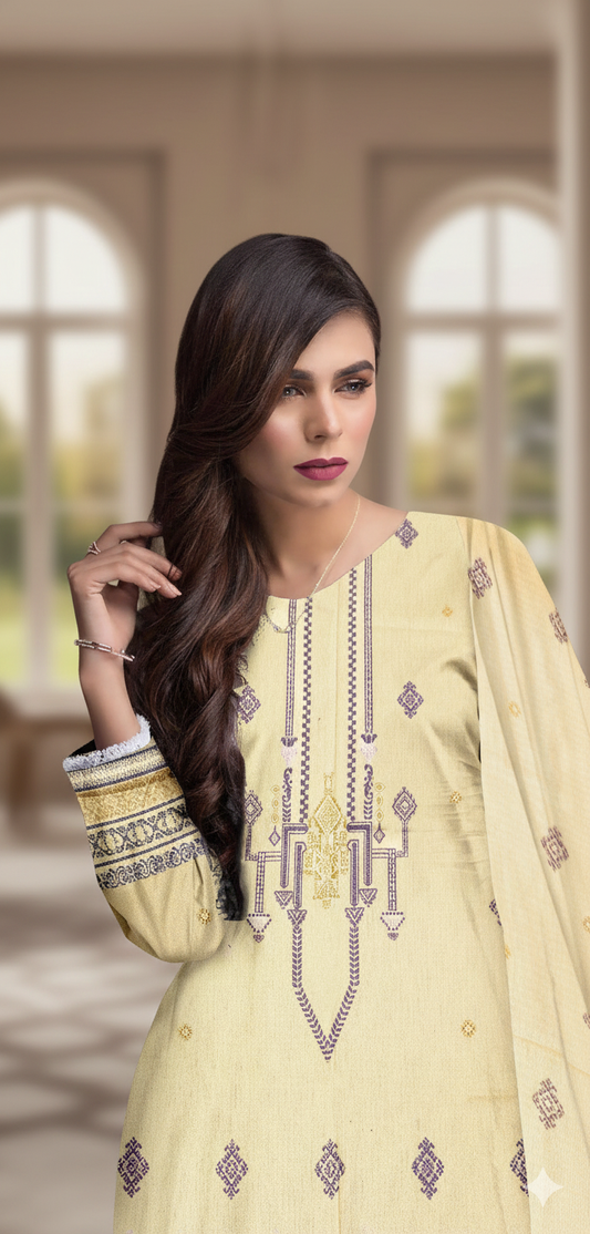 Krd-018- Karandi Barosha | 3 Piece suits