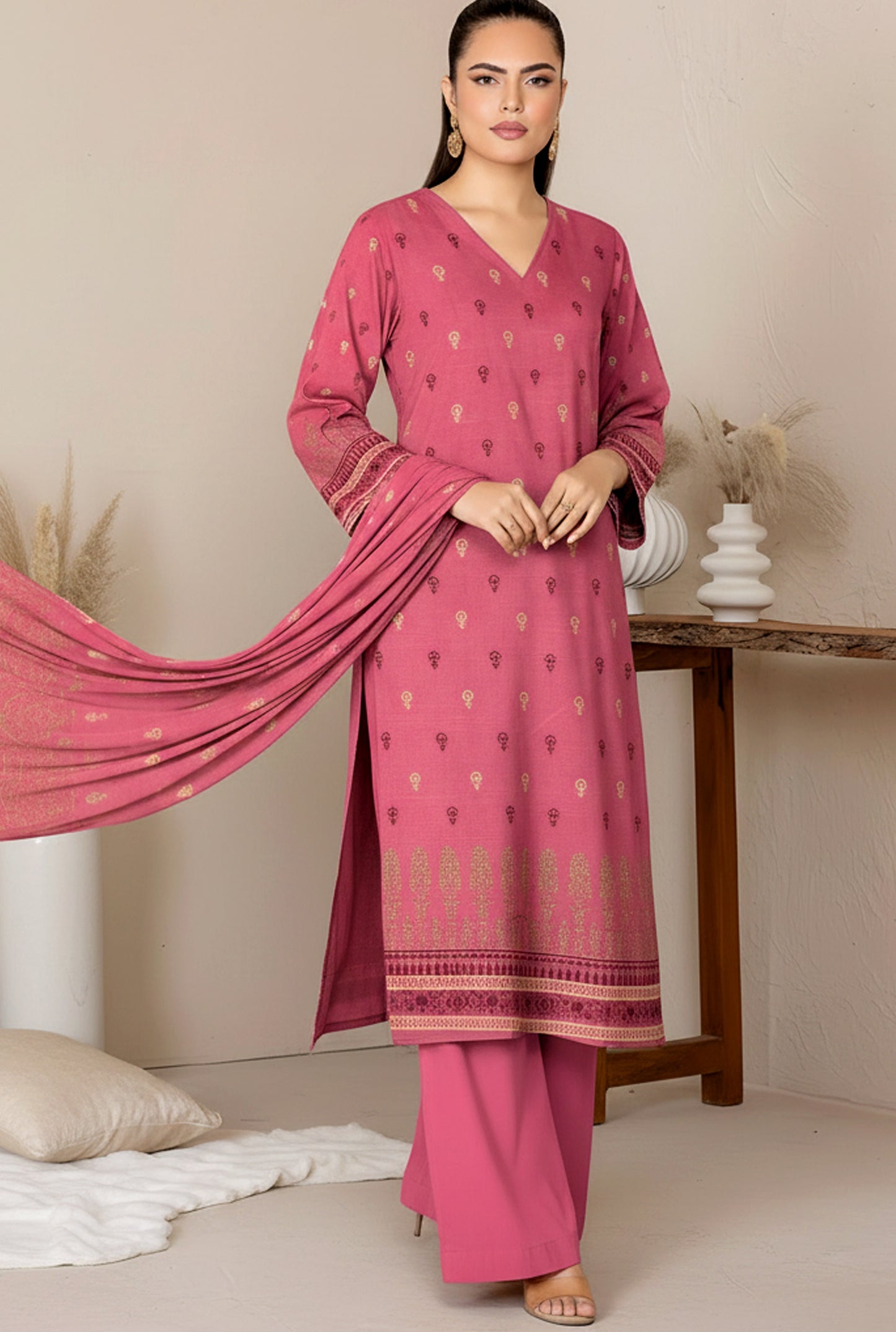 Lwn-003 - Lawn  Baanadora  | 3 Piece suits