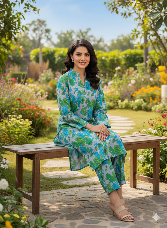 Heer By HarbonStone | 2-Piece Premium Printed Collection - Unstitched