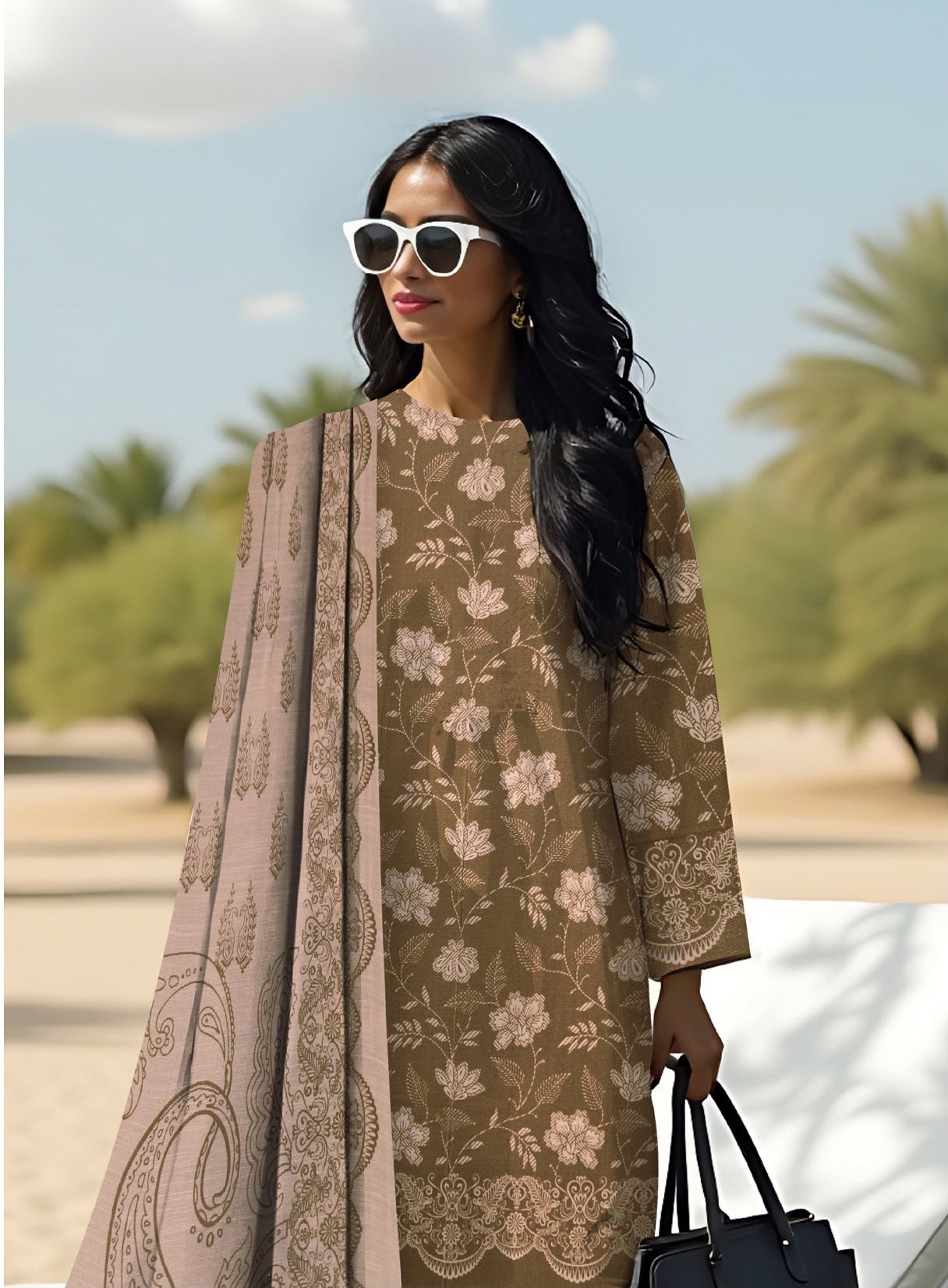 Khd-003- Khadar Suit | 3 Piece