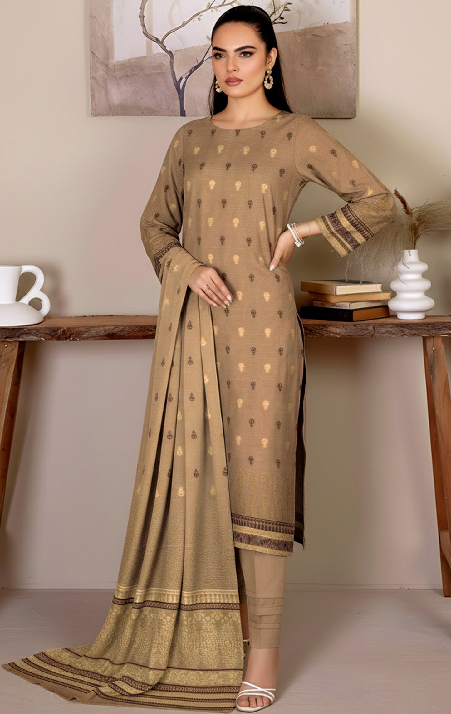 Lwn-007 - Lawn  Baanadora  | 3 Piece suits