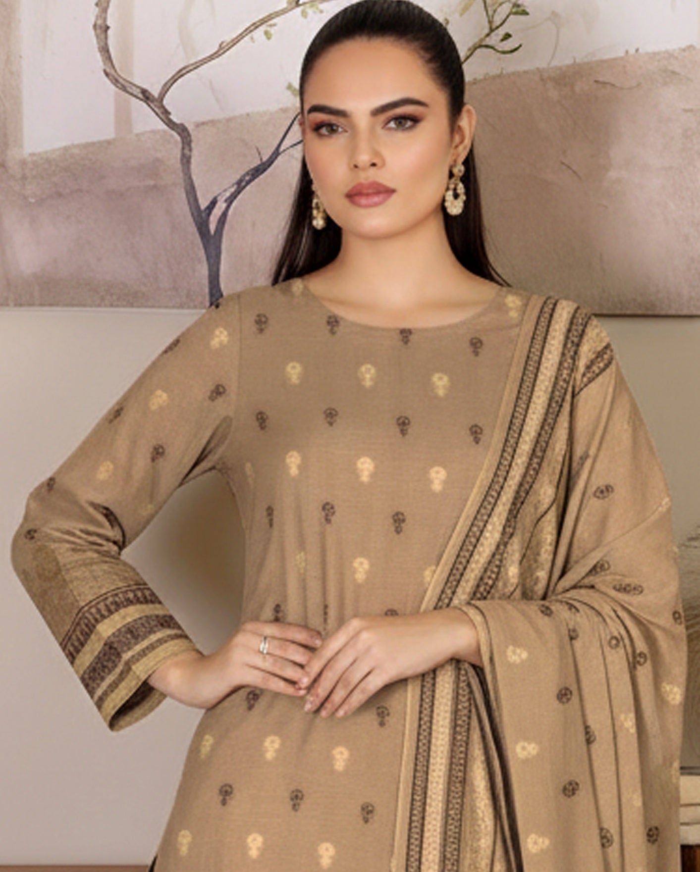Lwn-007 - Lawn  Baanadora  | 3 Piece suits