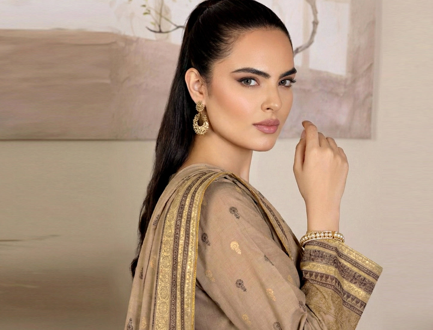 Lwn-007 - Lawn  Baanadora  | 3 Piece suits