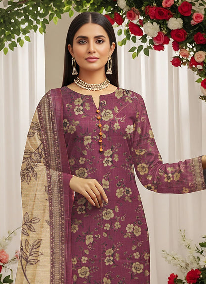 Khd-010- Women Khadar Suit | 3 Piece