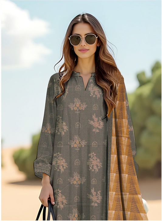 Khd-004- Women Khadar Suit | 3 Piece
