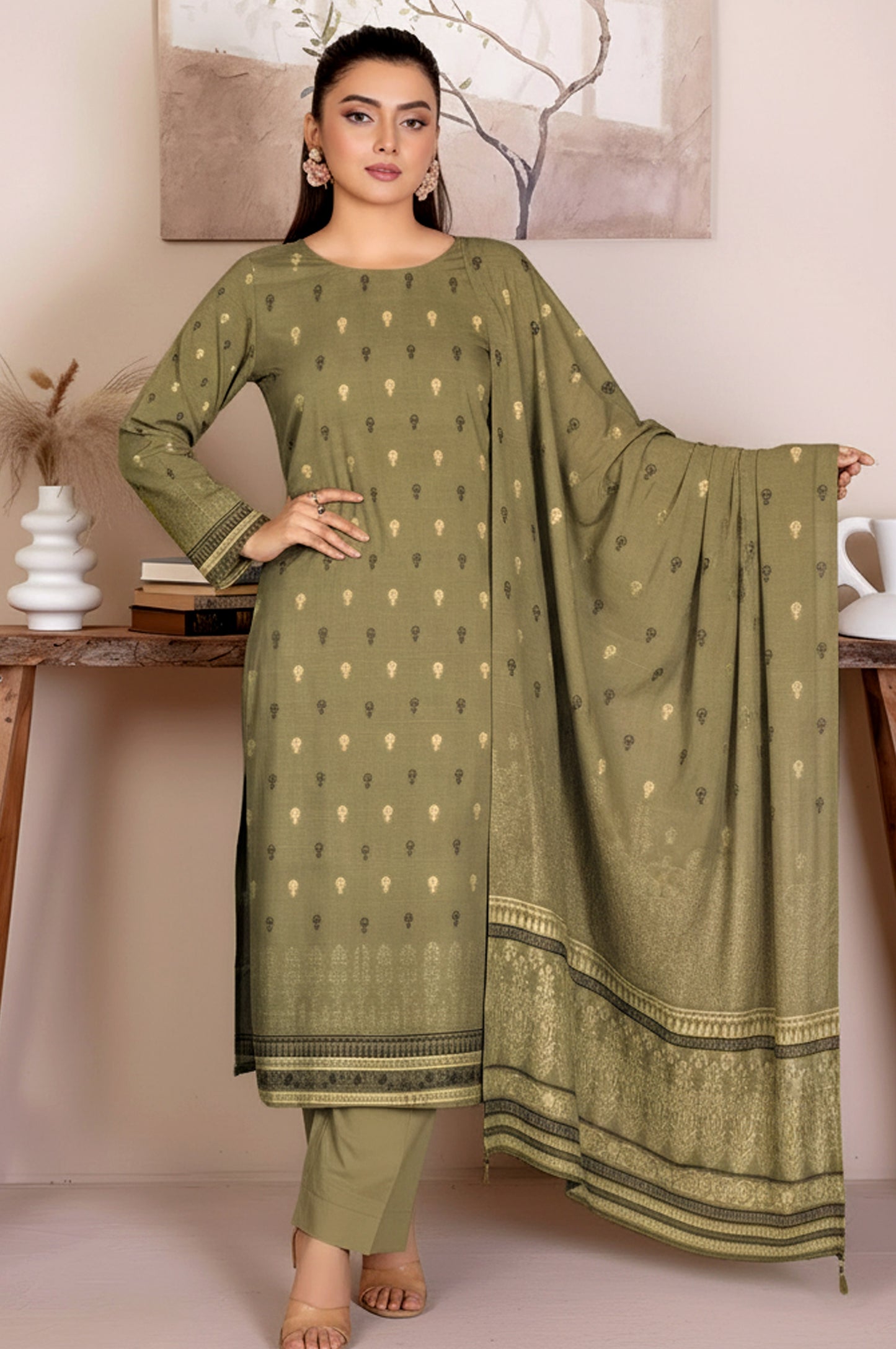 Lwn-002- Lawn  Baanadora  | 3 Piece suits