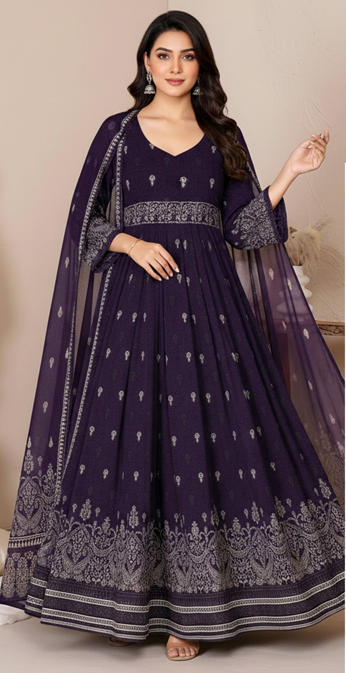 Lwn-008 - Lawn  Baanadora  | 3 Piece suits