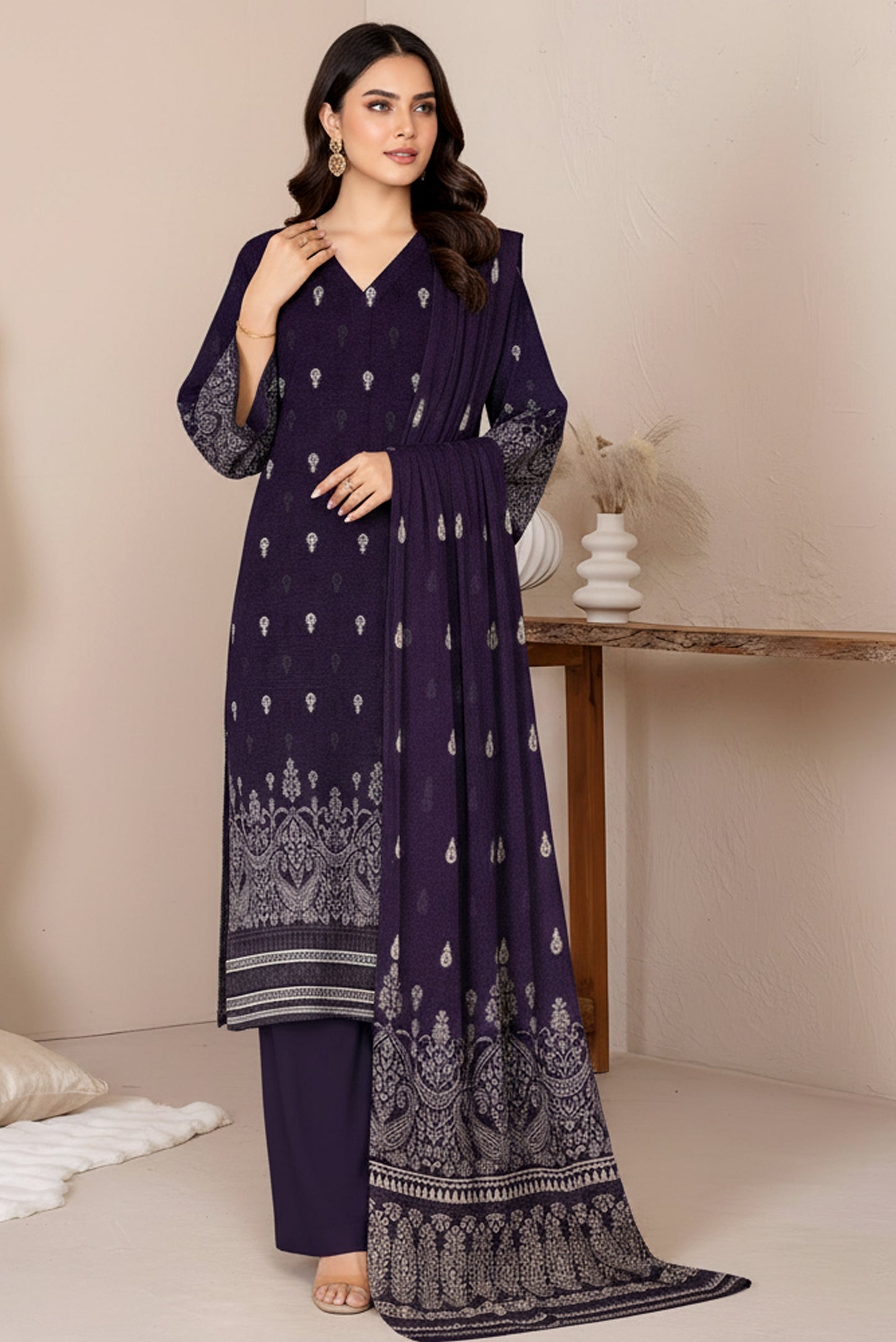 Lwn-008 - Lawn  Baanadora  | 3 Piece suits