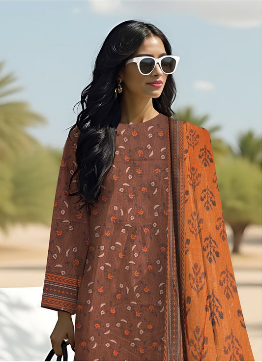 Khd-005- Khadar Suit | 3 Piece