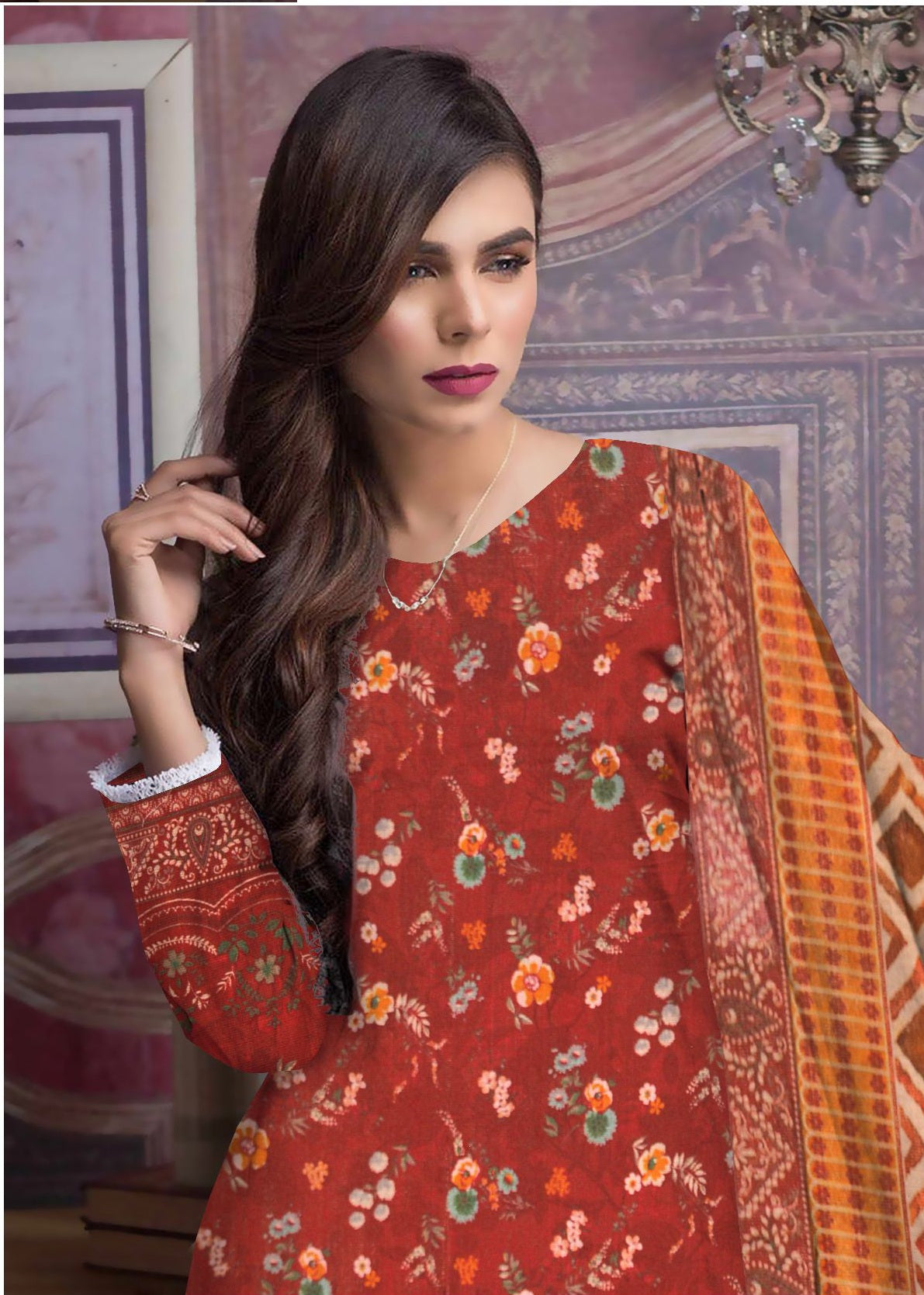 Khd-012- Khadar Suit | 3 Piece