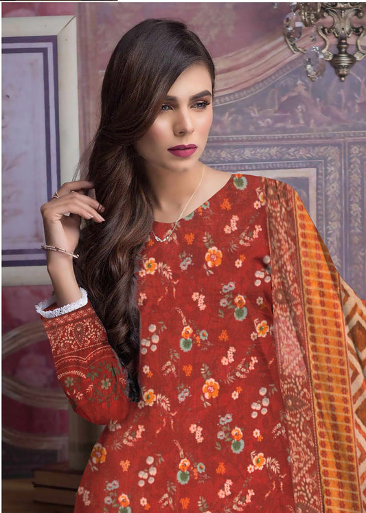 Khd-012- Khadar Suit | 3 Piece