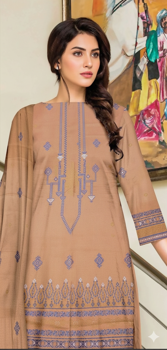 Krd-019- Karandi Barosha | 3 Piece suits