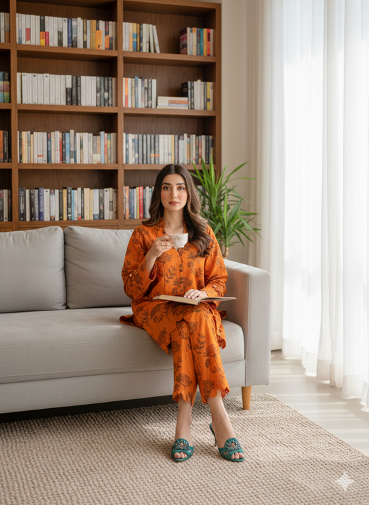 Heer By HarbonStone | 2-Piece Premium Printed Collection - Unstitched
