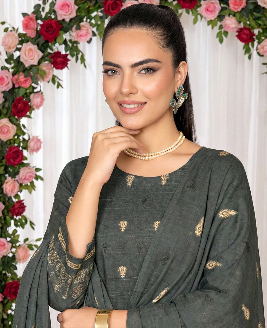 Lwn-006 - Lawn  Baanadora  | 3 Piece suits