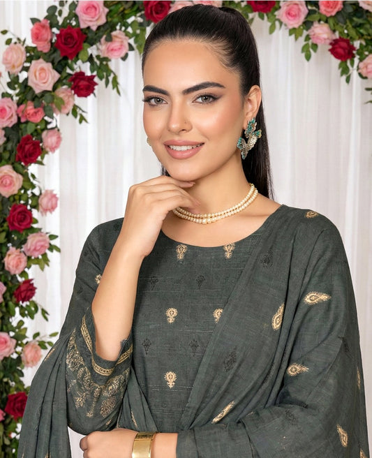 Lwn-006 - Lawn  Baanadora  | 3 Piece suits