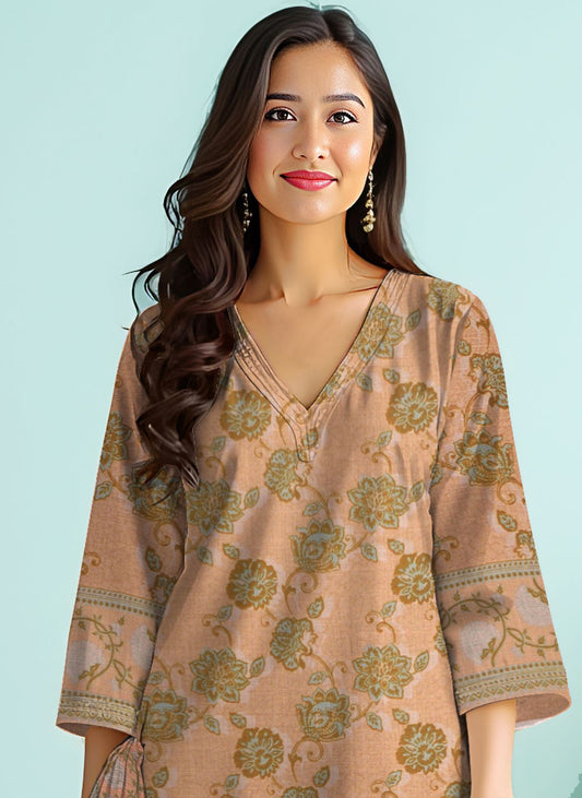 Khd-009- Women Khadar Suit | 3 Piece