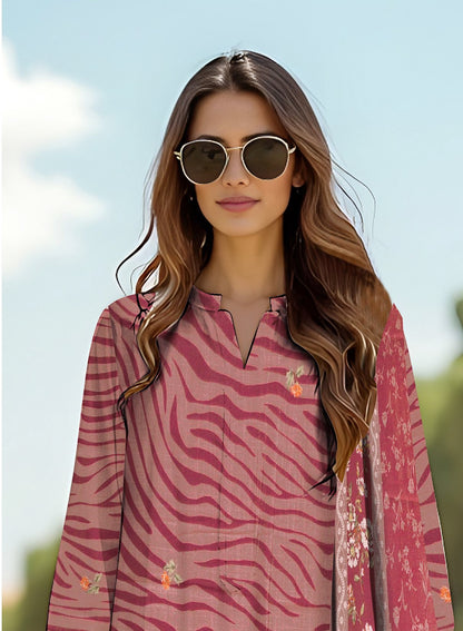 Khd-006- Women Khadar Suit | 3 Piece