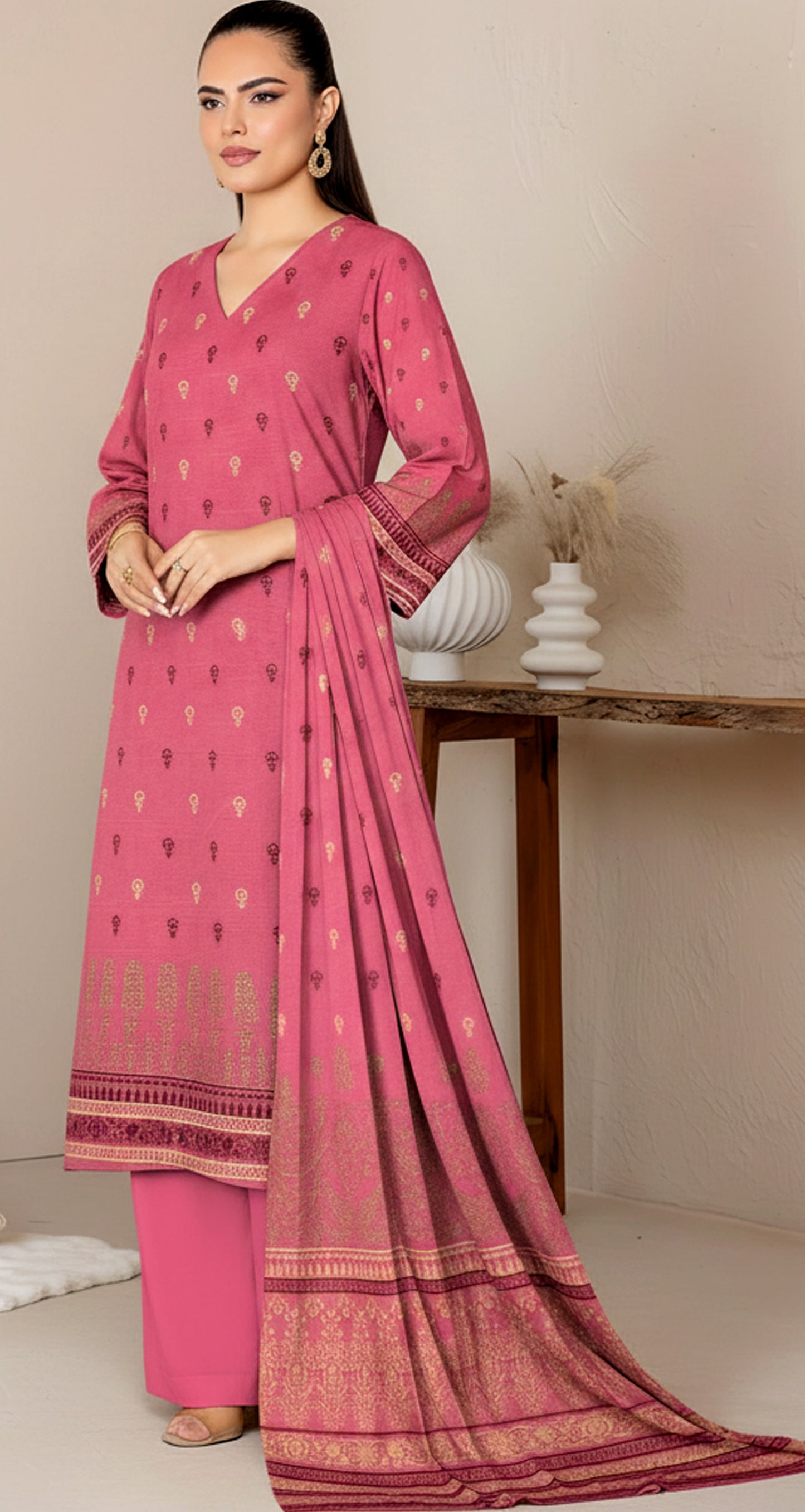 Lwn-003 - Lawn  Baanadora  | 3 Piece suits