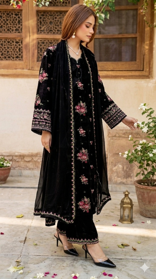 Harbonstone: Luxury Embroidered Summer Collection | 3-Piece Unstitched
