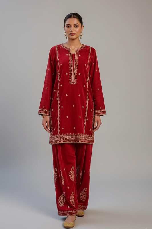 2-Piece Unstitched Embroidered Summer Collection (Copy)