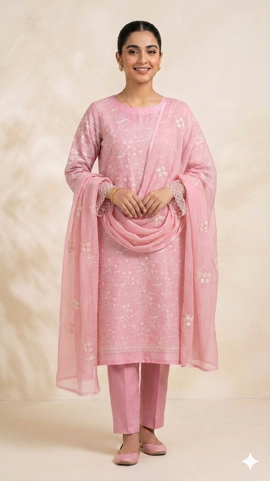 Harbonstone: Luxury Embroidered Summer Collection | 3-Piece Unstitched