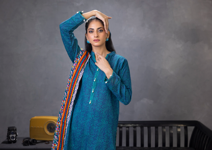 Khd-001- Women Khadar Suit | 3 Piece
